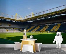 3D Borussia Dortmund Stadion Tapete Wandgemälde Fototapete Wandaufkleber comprar usado  Enviando para Brazil