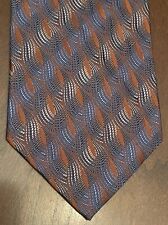 Gravata masculina Galo Cossinni azul laranja feita à mão 100% seda comprar usado  Enviando para Brazil