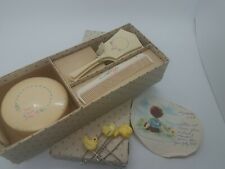 1940s 40s Vintage Baby Grooming Kit Comb Brush Diaper Pins Baby Shower comprar usado  Enviando para Brazil