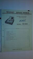 Sharp XE-1050 manual de serviço livro de reparo original caixa registradora gaveta de dinheiro comprar usado  Enviando para Brazil