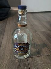 Botella vacía 750 ml transparente de whisky escocés Chivas Regal de 18 años mezclado segunda mano  Embacar hacia Argentina