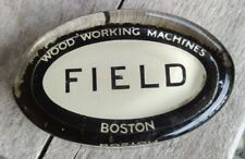 Used, Antique Boston Wood Working Machines Glass Reverse Painted Paperweight  for sale  Shipping to South Africa