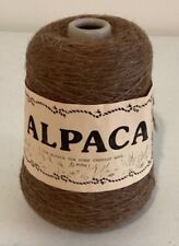 Alpaca brown yarn for sale  LUTTERWORTH