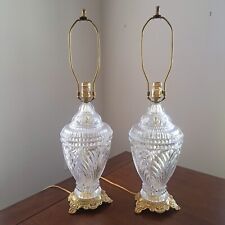 Pair crystal lamps for sale  Tampa