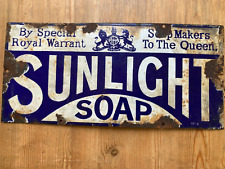 sunlight soap sign advertising for sale  YARM