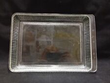 Geladeira de vidro vintage gaveta "carnes" 12 3/4" x 8,5" x 2,5" transparente comprar usado  Enviando para Brazil