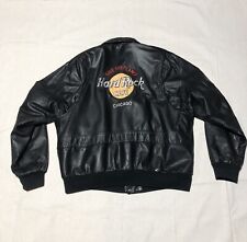 hard rock cafe leather jacket for sale  Lake Geneva