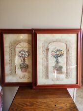 set 2 framed wall pictures for sale  Speedwell