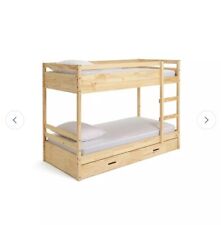 Habitat Rico Bunk Bed, Drawer & 2 Kids Mattresses - Pine,Excellent Condition  for sale  Shipping to South Africa