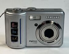 Cámara digital Samsung Digimax S500 apuntar y disparar 5,1 MP plateada probada funcionando segunda mano  Embacar hacia Argentina
