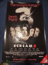 Poster scream original for sale  Neosho