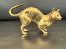 Vintage brass cat for sale  WITHAM