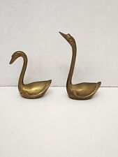 Vintage brass swan for sale  Blanch