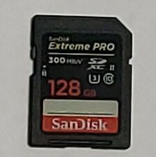 SanDisk Extreme Pro SDXC UHS-II U3 300/260mb/s 128 GB segunda mano  Embacar hacia Argentina