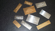 Engraved self adhesive for sale  CAMPBELTOWN