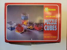 Puzzle Cubes Set of 6 (Troll Learn and Play) for sale  Shipping to South Africa