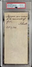 Abraham lincoln autograph for sale  Beverly Hills