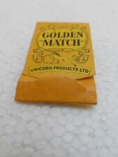 Golden match miniture for sale  LONDON