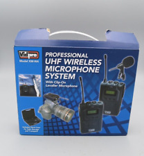 Vidpro XM-W4 Professional UHF Shoe Mount Wireless Microphone System  Lavalier for sale  Shipping to South Africa