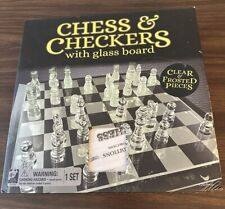 Chess checkers glass for sale  Weirton