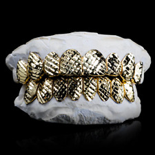 8 Top & 8 Bottom Rapper Hip Hop 925 Sterling Silver Grillz Passes Tester Teeth for sale  Shipping to South Africa
