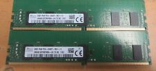 Lot of 2 Hynix 8GB DDR4 1Rx8 PC4-2400T Server Memory RDIMM HMA81GR7MFR8N-UH, used for sale  Shipping to South Africa