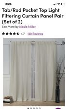 Nicole miller curtains for sale  Plymouth