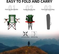 Camping Chair aofunny Camping Chairs with Cup Holder Folding with Side Pockets  for sale  Shipping to South Africa