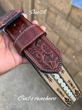 Leather belt cowboy for sale  Santa Maria