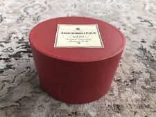 VINTAGE c 1980s Abercrombie & Fitch Vermelho Oval Vazio Perfume Armazenamento Caixa de Papel comprar usado  Enviando para Brazil
