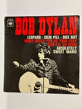 Chapéu Bob Dylan 7" EP 6345 caixa de pílulas pele de leopardo/mais provável que você siga seu caminho (FRA) comprar usado  Enviando para Brazil