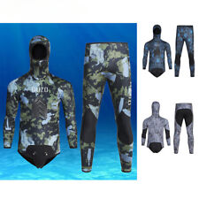 Terno de mergulho de neoprene 5 mm secagem rápida surfe com capuz roupa de mergulho snorkeling mergulho comprar usado  Enviando para Brazil