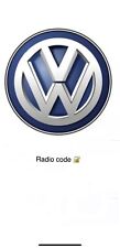 VW / Audi Radio Code Service RDS /RNS-E Plus/Chorus Concert 2 d'occasion  Beauvais