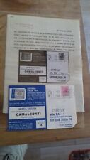Cartolina francobollo falso usato  Milano