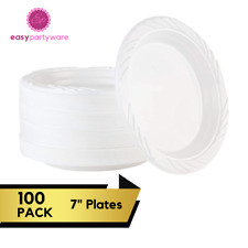 100 white plastic for sale  LONDON