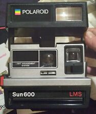 Câmera de Filme Instantânea Polaroid Sun600 LMS Prata e Preta ~ TESTADA ~ comprar usado  Enviando para Brazil