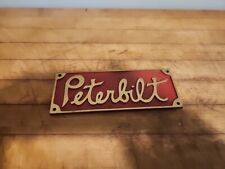 PETERBILT BRASS PLATE  Emblem  for sale  Shipping to South Africa