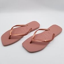 Sandálias femininas Havaianas slim flip flop tamanho 9/10 slides flats blush comprar usado  Enviando para Brazil