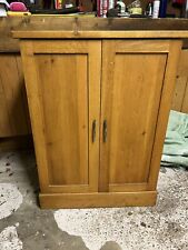Oak storage cabinet for sale  NEWPORT