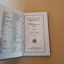 Manuale conversazione metoula usato  Roma