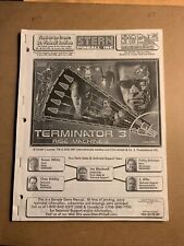 Usado, original juego arcade manual Pinball Terminator tres estrellas 3 segunda mano  Embacar hacia Argentina