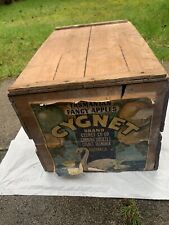 Vintage wooden crate for sale  MANCHESTER