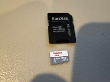 Tarjeta de memoria SanDisk microSDXC 64 GB - microSD 64 GB y adaptador de tamaño completo segunda mano  Embacar hacia Mexico