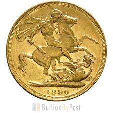 1890 gold sovereign for sale  BIRMINGHAM