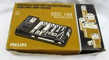 RARE PHILIPS UNIVERSAL BATTERY TESTER/ CHARGER SBC 169 for sale  Shipping to South Africa