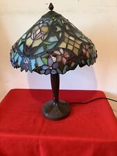 antique stained glass lamps for sale  LEICESTER