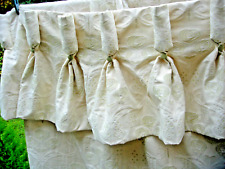 Designer Broiderie Anglais Style Curtains & Pelmet (100 x100)", used for sale  Shipping to South Africa