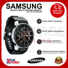 Samsung Galaxy Watch SM-R800 46mm Smart Watch GPS SILVER PRISTINE, used for sale  Shipping to South Africa