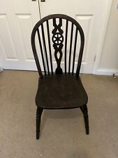 oak wheelback chairs for sale  DARTFORD