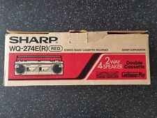 Sharp 274e cassette for sale  BIRMINGHAM